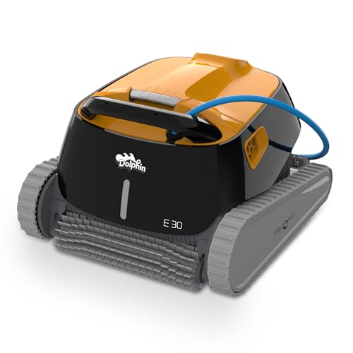 Dolphin E30 Automatischer Poolreiniger Poolroboter mit Kabel - Boden und Wandreinigung - Ultrafeine Filtrierung, Eingelassene Pools bis zu 12 m von Dolphin