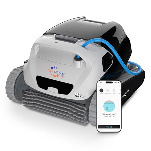 Dolphin POOLSTYLE 40i IOT Automatischer Poolreiniger Poolroboter mit Kabel - Boden und Wandreinigung - Kontrolle mit app, Eingelassene Pools bis zu 12 m von Dolphin