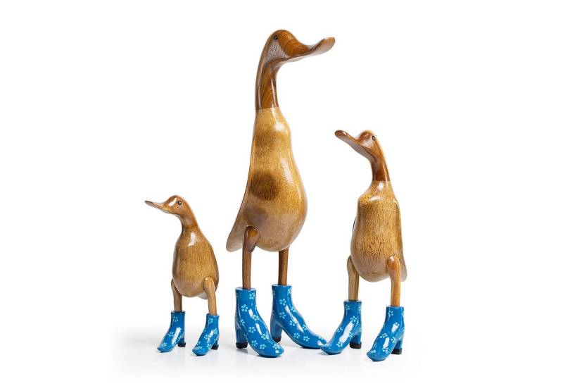 DomDeco Dekofigur Handgefertigte Deko-Figur aus Holz "Ente mit Absatz" DomDeco Dekofigur Handgefertigte Deko-Figur aus Holz "Ente mit Absatz" von DomDeco