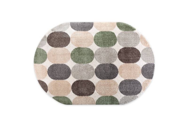 DomDeco Hochflor-Teppich Hochflorteppich Oval EXEMPT, oval von DomDeco