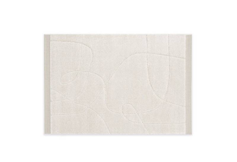 DomDeco Hochflor-Teppich Hochflorteppich SÖREN, Serie "GRIDA", Rechteckig von DomDeco