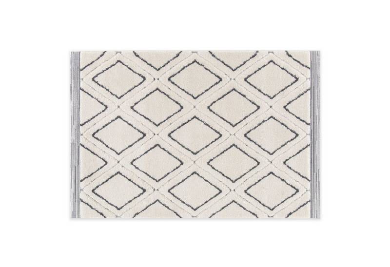 DomDeco Hochflor-Teppich Hochflorteppich SÖREN, rechteckig von DomDeco