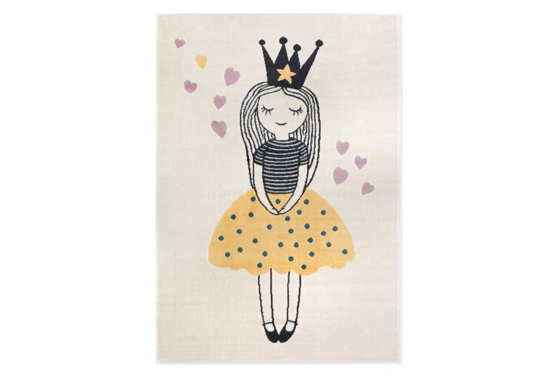 DomDeco Kinderteppich Kinderzimmerteppich YLVIE von DomDeco