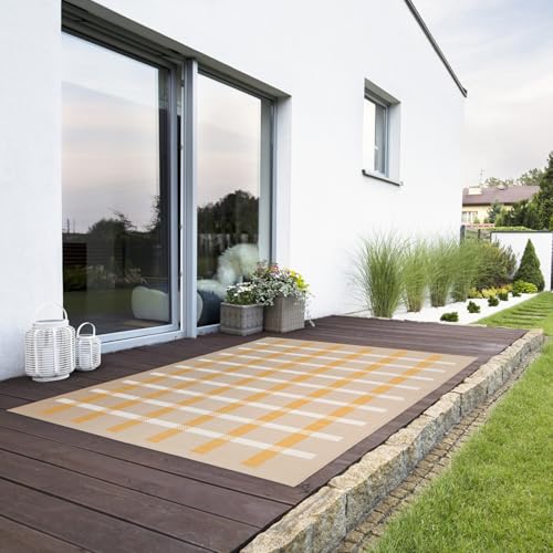 DomDeco Outdoorteppich LAGOMI Gelb II,80 x 150 cm DomDeco Outdoorteppich LAGOMI Gelb II,80 x 150 cm von DomDeco