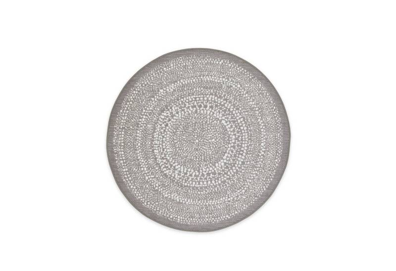 DomDeco Teppich In- & Outdoor Teppich Rund Fairy Circles, Ø120 cm von DomDeco