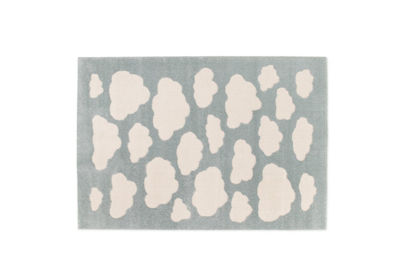DomDeco Teppich Kurzflorteppich WOLKE,120 x 170 cm, Pflegeleicht & fusselfrei, Minimalistisch, modern, gemütlich von DomDeco