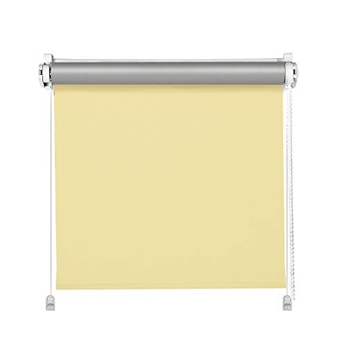 DomDeco Thermo-Rollo Vanille 50x150cm Klemm Fix Rollo von DomDeco