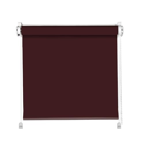 Tageslicht Classic Rollo Cappuccino 120x150cm Klemm Fix Rollo von DomDeco