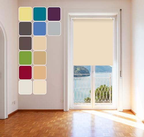 Tageslicht Classic Rollo Creme 85x150cm Klemm Fix Rollo Tageslicht Classic Rollo Creme 85x150cm Klemm Fix Rollo von DomDeco