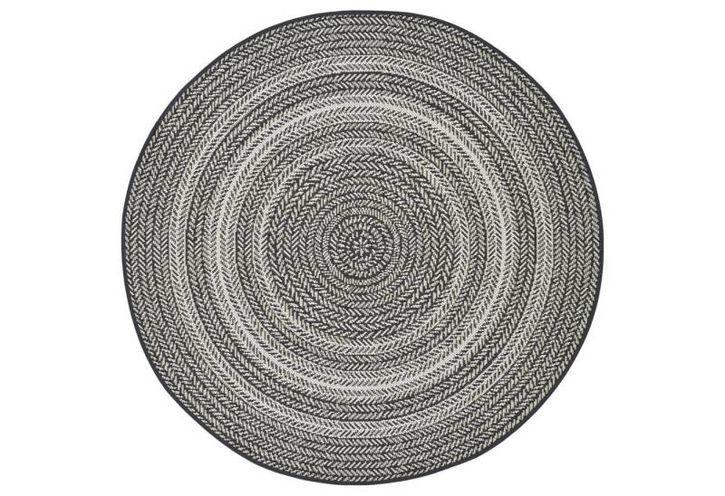 Teppich In- & Outdoor Teppich Rund Fairy Circles, Ø120 cm von DomDeco