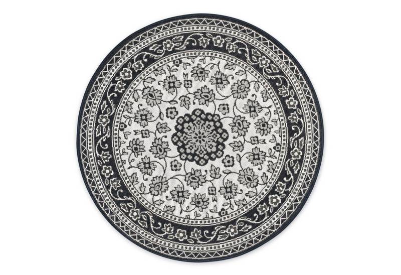 DomDeco Teppich In- & Outdoor Teppich Rund Finn, strapazierfähiger Flachgewebe 120cm DomDeco Teppich In- & Outdoor Teppich Rund Finn, strapazierfähiger Flachgewebe 120cm von DomDeco