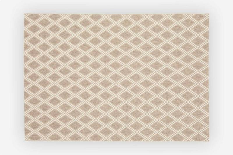 DomDeco Teppich In- & Outdoor Teppich UMAR mit unifarbenem Flachgewebe - wetterfest & robust für Garten/Terrasse/Balkon oder Innenräume, aus Kunstfaser von DomDeco
