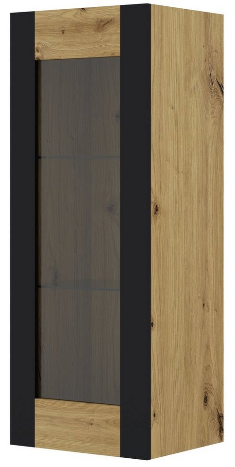 Domando Hängeschrank Hängeschrank Fasano Breite 48cm, schicke Rahmenoptik, Glaseinsätze von Domando