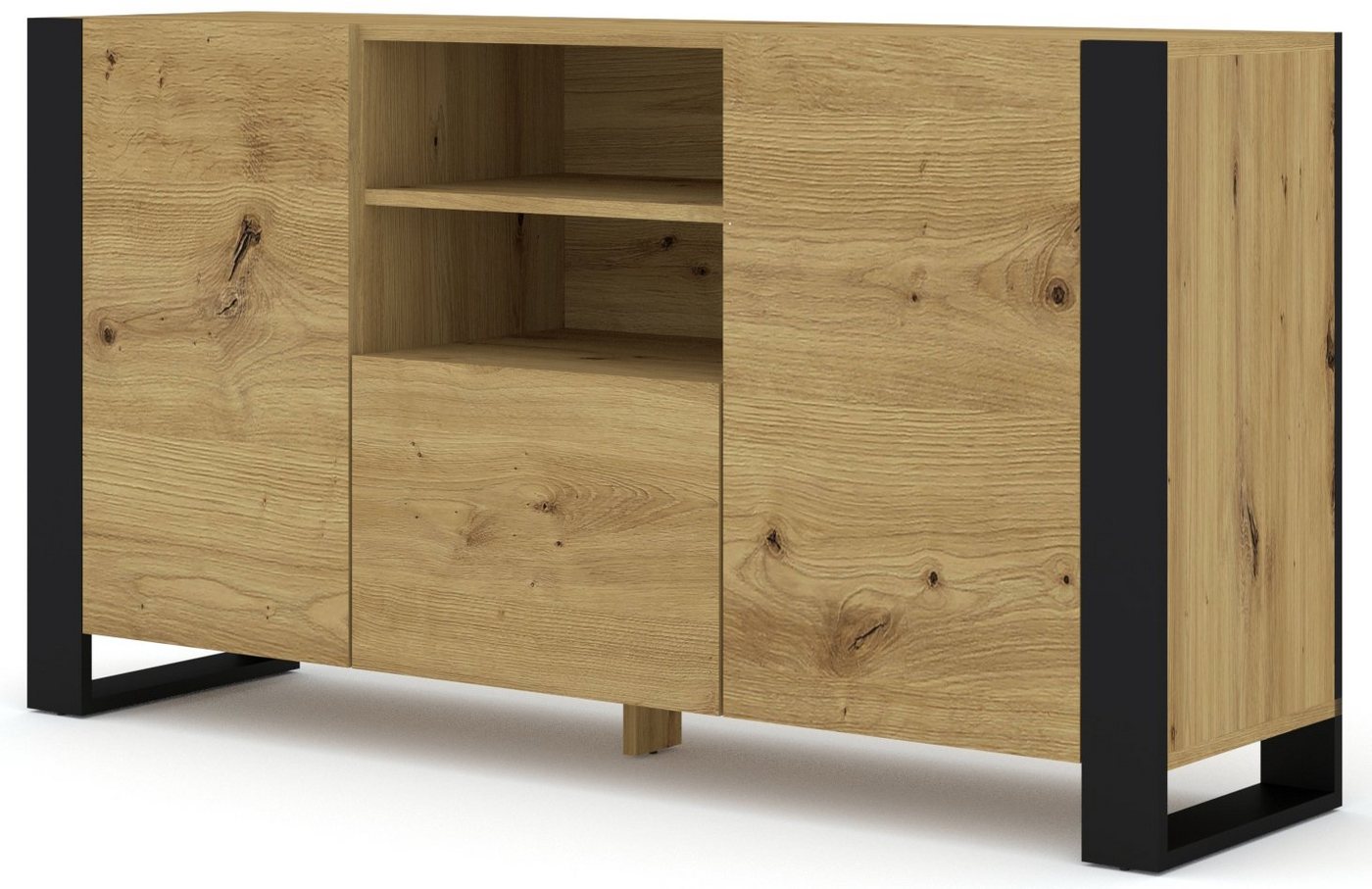 Domando Sideboard Sideboard Fasano, Breite 158cm, schicke Kufenoptik von Domando