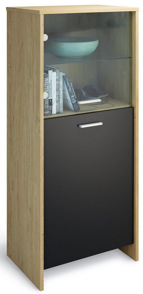 Domando Standvitrine Vitrine Matera (1-St) Breite 53cm, Tür mit Soft-Close von Domando