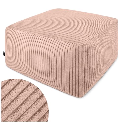 Domarex Moderner Sitzpouf 45x45x25 cm - Leichter, komfortabler Sitzhocker mit rutschfestem Boden - herausnehmbarer Styropor-Füllung - robust, vielseitig - für jeden Raum - Rosa Domarex Moderner Sitzpouf 45x45x25 cm - Leichter, komfortabler Sitzhocker mit rutschfestem Boden - herausnehmbarer Styropor-Füllung - robust, vielseitig - für jeden Raum - Rosa von Domarex