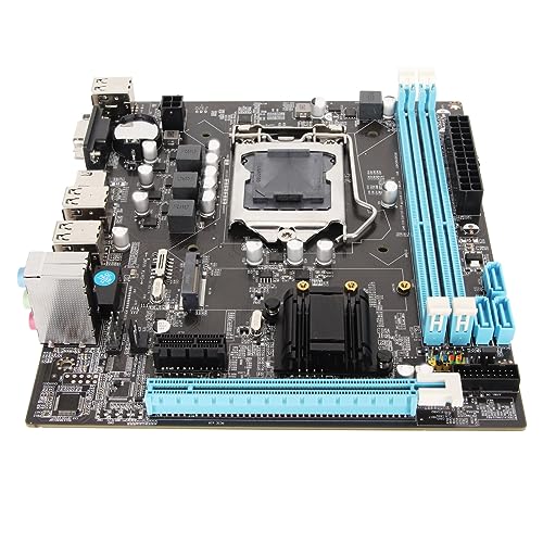 Desktop-Motherboard H61 6 USB2.0 DDR3 M.2 NVMe NGFF 100 Mbit/s LAN Micro ATX Motherboard LGA1155 I3 I5 I7 Desktop-Motherboard H61 6 USB2.0 DDR3 M.2 NVMe NGFF 100 Mbit/s LAN Micro ATX Motherboard LGA1155 I3 I5 I7 von Domary