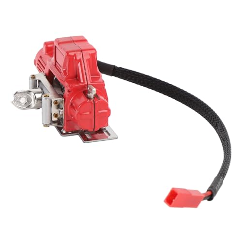 Domary 1/10 RC Raupen-Metalls Imulation Winde SCX10 Scale RC Auto Ersatz (Rot) von Domary