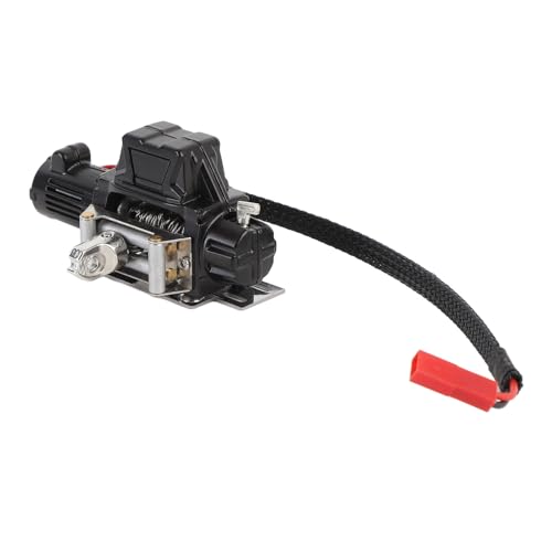 Domary 1/10 RC Raupen-Metalls Imulation Winde SCX10 Scale RC Auto Ersatz (Schwarz) von Domary