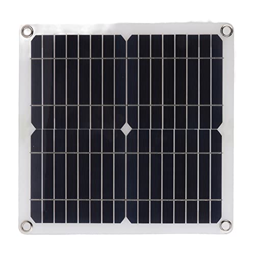 Domary 200W 12V Tragbares Monokristalline Solarpanel -Kit Zum Radfahren mit Dem Wanderwanderweg (10a) von Domary
