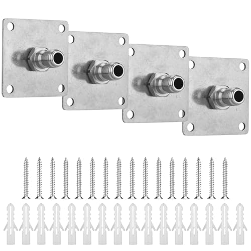 Domary 4 -Pack -Druckscheibe -Waffenhalter, Hergestellt aus Edelstahl, Sicherem Schaumkanonenregal, Organisieren und Lagern Sie Stromwaschbehörden für Garage, Inklusive von Domary