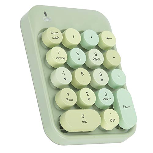 Domary AK18 2,4 GHz Kabellose Numerische Tastatur, Stabile Verbindung, Leise Stummschalttaste, Lange Akkulaufzeit, Systemanforderungen für/IOS, Kleine Größe für Einfache Bedienung, Domary AK18 2,4 GHz Kabellose Numerische Tastatur, Stabile Verbindung, Leise Stummschalttaste, Lange Akkulaufzeit, Systemanforderungen für/IOS, Kleine Größe für Einfache Bedienung, von Domary