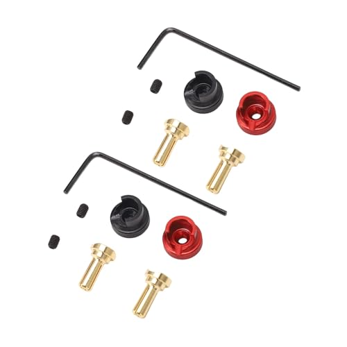 Domary Aluminium RC -Batterie -Kühlkörperstecker Griffe für die Reparatur von RC -Autos Eingestellt von Domary