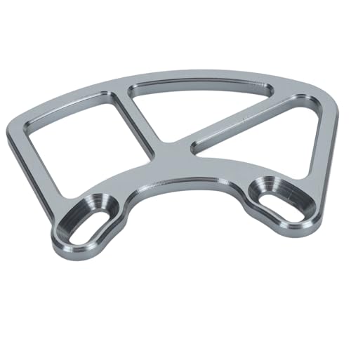 Domary Aluminiumlegierung Bash Guard Fahrradkette Guard 22T -46T -Kettenringe Mountainbike ISCG05 ISCG 03 (Ti Farbe) von Domary