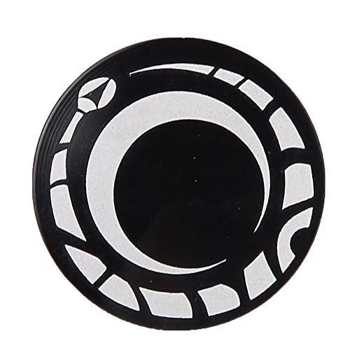 Domary Aluminiumlegierung Black Mountain Bike Kurbel Cover Hohl Kurbel Antidust -Abdeckung von Domary