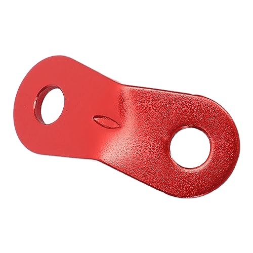 Domary Aluminiumlegierung Dual -Löcher -Seilspanner für Camping -Wanderaktivitäten Im Freien (Rot) von Domary