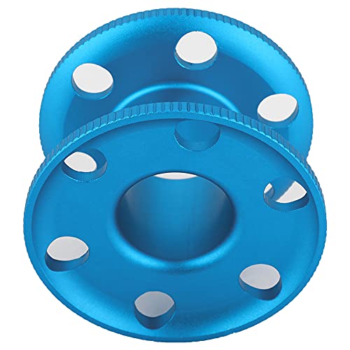 Domary Aluminiumlegierung Spulenrollen -Taucher Unterwasser Schnorchelzubehör Leichtes Gewicht für Höhlentauchen und Technisches Tauchen (Blau) von Domary