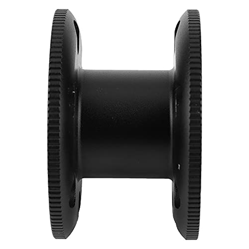 Domary Aluminiumlegierung Spulenrollen -Taucher Unterwasser Schnorchelzubehör Leichtes Gewicht für Höhlentauchen und Technisches Tauchen (Schwarz) von Domary