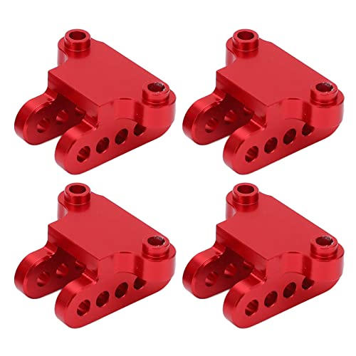 Domary Aluminiumlegierung Unterer Schockhalterung Truck Upgrade Teil für LOSI 1/8 LMT Solidachse (Rot) von Domary