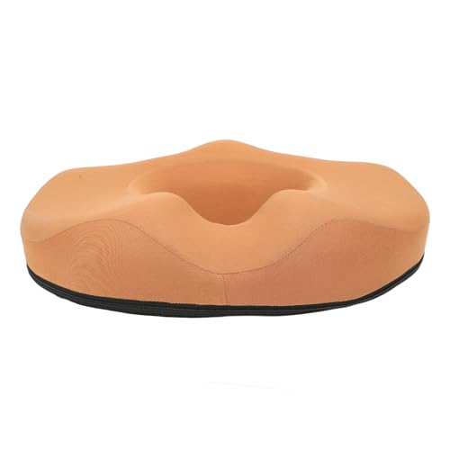 Domary Donut-Kissen Atmungsaktiv, Verbesserte Sitzhaltung Stuhl Kissen Büro nach Hause (Orange) von Domary