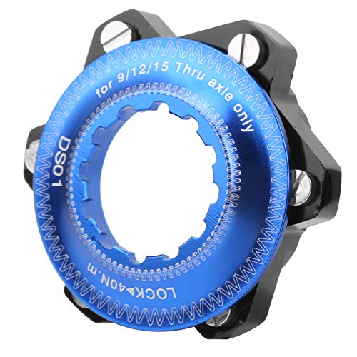 Domary Einstellbare Montagescheibenbrems -Rotor -Konvertierungskit -Fahrradteile des Mittelverriegelungsadapters (Schwarz und Blau) von Domary