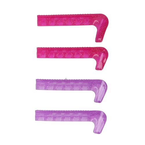Domary Eisschuhe Langlebiger Plastikklingenabdeckung Schützt Skates für Skater (Lila Rose) von Domary