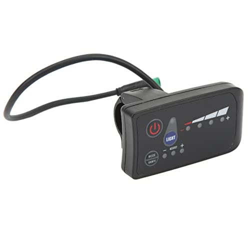 Domary Elektrofahrradantriebsmesser Wasserdichtes ABS Gehäuse LED -Panel -Radooter -Roller -Lenker (48 V) von Domary