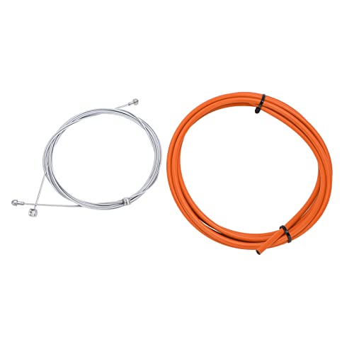 Domary -Fahrradfahrradbremskabel Set Starkes 5 -mm -Bremskabel -Kabel -Zyklus -Versorgung Stabilität und Haltbarkeit (Orange) von Domary