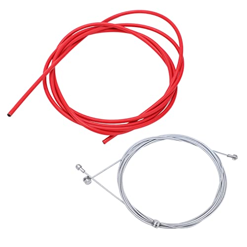Domary -Fahrradfahrradbremskabel Set Starkes 5 -mm -Bremskabel -Kabel -Zyklus -Versorgung Stabilität und Haltbarkeit (Rot) von Domary