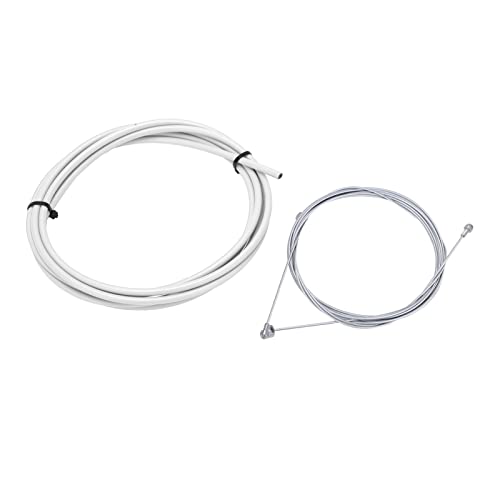 Domary -Fahrradfahrradbremskabel Set Starkes 5 -mm -Bremskabel -Kabel -Zyklus -Versorgung Stabilität und Haltbarkeit (Weiß) von Domary