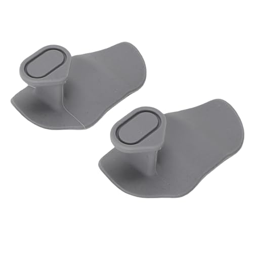 Domary Fingerlose Gym-Griffe Ergonomische Antislip-Silikon-Hebe Griffe für Workout-Übungen mit Aufbewahrung Sbox, Anwendbar auf Mann-Frau-Fitness Studio (Grau) von Domary