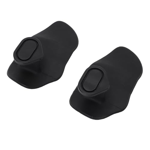 Domary Fingerlose Gym-Griffe Ergonomische Antislip-Silikon-Hebe Griffe für Workout-Übungen mit Aufbewahrung Sbox, Anwendbar auf Mann-Frau-Fitness Studio (Schwarz) von Domary