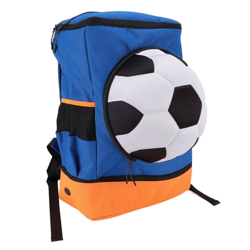 Domary Fußball-Trainings Tasche mit Kugelfach Schuhfach für Sport (Erwachsene Größe (passt Größe 7 Ball)) von Domary