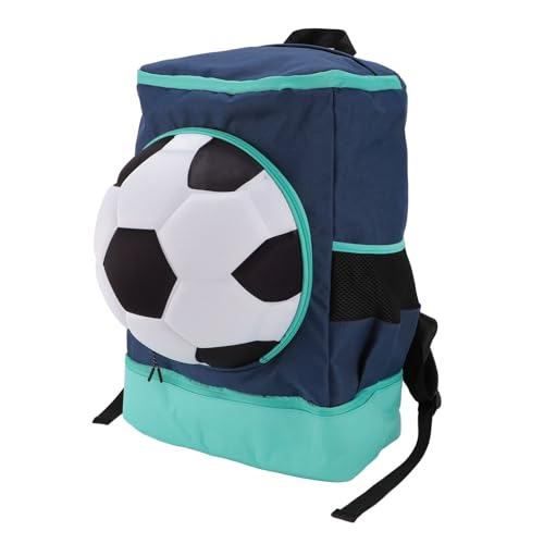 Domary Fußball-Trainings Tasche mit Kugelfach Schuhfach für Sport (Erwachsene Größe (passt Größe 7 Ball)) von Domary