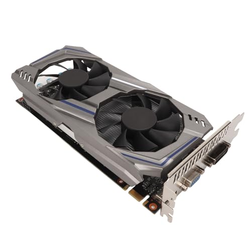 Domary Grafikkarte GTX550Ti 8 GB GDDR5 PCI Express2.0 Gaming-Desktop-PC mit Zwei Lüftern (GTX550Ti 8 GB) von Domary
