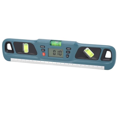 Domary LCD -Digitalstufe LCD -Anzeige Multifunktions Hoher Genauigkeits -Protraktorwinkel -Finder für die Heimkonstruktion (Cyan) von Domary