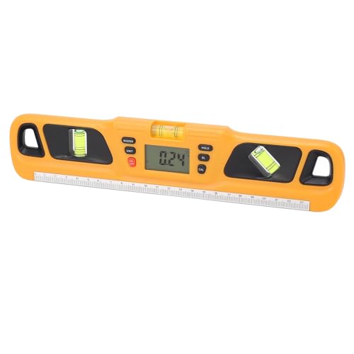 Domary LCD -Digitalstufe LCD -Anzeige Multifunktions Hoher Genauigkeits -Protraktorwinkel -Finder für die Heimkonstruktion (Gelb) von Domary