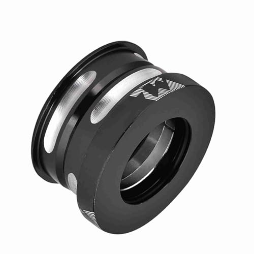 Domary Meijun 44 Mm Fahrradfahrrad Elektroplierend Innenversiegelte Lager Headset Haltbares Perrin -Lager mit Schwarzem Rotem Goldenem Silber 3x5 Cm 75 G 28,6 Mm Vordergabel (Schwarz) von Domary