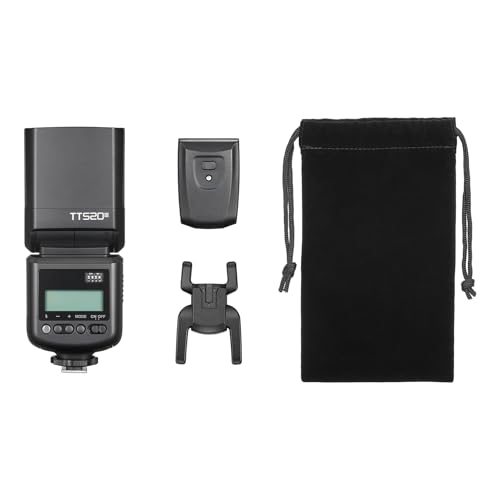 Domary Professionelle Kamera Flash Speedlite mit 8 Strompegel 433 MHz Wireless Receiver für Fuji DSLR Hot Shoe von Domary