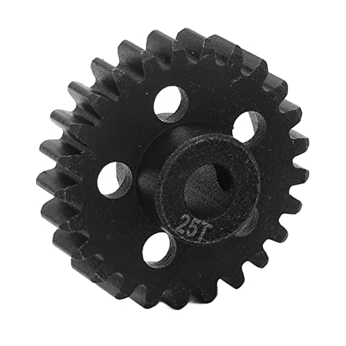 Domary RC-Motorgetriebe, Stahl, 25 Zähne, Rostschutz, Verschleißfest, Starke Kraftübertragung für 1/7 1/8 RC-Autos von Domary